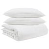 vidaXL Juego de Edred&oacute;n con almohada 3 uds. Pluma de pato