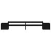 vidaXL Soporte para monitor madera maciza de pino negro 100x27,5x15 cm