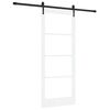 vidaXL Puerta Corredera y Negro 83 x 202 cm