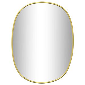 vidaXL Espejo de pared dorado 30x25 cm