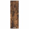 vidaXL Mueble colgante con puerta Roble ahumado 30 x 31 x 100 cm