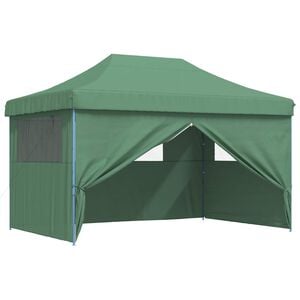 vidaXL Carpa de Fiesta 292 x 440 x 315 cm Verde Tela Oxford