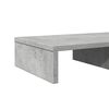 vidaXL Soporte de pantalla madera ingenier&iacute;a gris hormig&oacute;n 50x27x10 cm