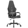 vidaXL Silla gaming con masaje cuero sint&eacute;tico color camuflaje y negro