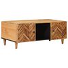 vidaXL Mesa de Caf&eacute; Marr&oacute;n 100 x 54 x 40 cm Madera de mango maciza