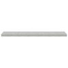 vidaXL Estante flotante pared 2 uds MDF gris hormig&oacute;n 120x23,5x3,8 cm