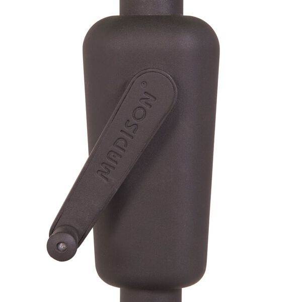 Madison Sombrilla de jard&iacute;n redonda Flores Luxe rojo ladrillo 300 cm