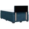 vidaXL Cama box spring con colch&oacute;n terciopelo azul 120x200 cm