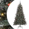 vidaXL &Aacute;rbol de Navidad artificial Verde 180 cm PVC, Pl&aacute;stico y Acero