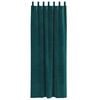 vidaXL Cortinas opacas 2 pcs Verde oscuro 140 x 260 cm Terciopelo