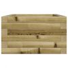 vidaXL Jardinera de madera de pino impregnada 70x40x23 cm