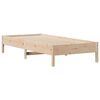 vidaXL Estructura de cama sin colch&oacute;n madera maciza de pino 90x200 cm