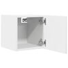 vidaXL Muebles de pared para TV 2 uds blanco 30,5x30x30 cm