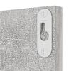 vidaXL Estante de pared 4 uds contrachapado gris hormig&oacute;n 60x11,5x18cm