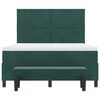 vidaXL Cama tipo Box Spring Verde oscuro 140 x 190 cm Terciopelo