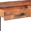 vidaXL Mesa consola de madera maciza reciclada 110x30x76 cm