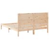 vidaXL Cama extralarga sin colchón madera maciza 160x210 cm