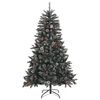 vidaXL &Aacute;rbol de Navidad artificial Verde 180 cm PVC, Pl&aacute;stico y Acero