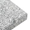 vidaXL Base para sombrilla Gris 45 x 45 x 45 cm granito