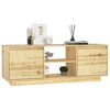 vidaXL Mueble de TV madera maciza de abeto 110x30x40 cm