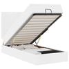 vidaXL Cama otomana colch&oacute;n cuero sint&eacute;tico blanco 80x200cm