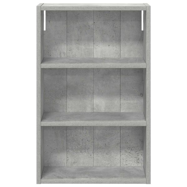 vidaXL Armario de pared para ba&ntilde;o Gris Concreto 40 x 16 x 62,5 cm