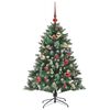 vidaXL &Aacute;rbol de Navidad artificial Verde 120 cm PVC, Pl&aacute;stico y Acero