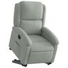 vidaXL Sillón reclinable elevable terciopelo gris claro