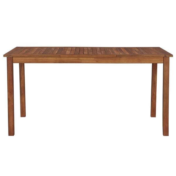 vidaXL Mesa de jardín madera maciza de acacia 150x90x74 cm