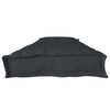 vidaXL Juego de Cojines para Palets 2 pcs Negro 180 x 40 x 8 cm