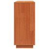 vidaXL Aparador Marrón cera 110 x 34 x 75 cm Madera de pino macizo