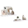 vidaXL Estante de pared 2 pcs M&aacute;rmol 80 x 23,5 x 4 cm
