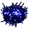 vidaXL Cadena de luces con 400 LED 8 efectos luminosos azul 40 m