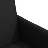 vidaXL Sillas de Comedor con Ruedas 2 pcs Negro 57 x 66 x 94 cm tela
