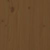 vidaXL Taburetes de jardín con cojines 2 uds madera pino marrón miel
