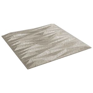 vidaXL Paneles de pared 12 uds. 50 x 50 cm Bet&oacute;n Piedra Espuma XPS