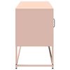 vidaXL Mueble para TV de acero rosa 100,5x39x60,5 cm