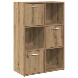 vidaXL Estanter&iacute;a de madera de ingenier&iacute;a roble artisan 60,5x30x90 cm