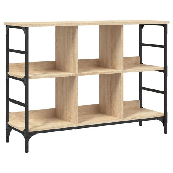 vidaXL Aparador Roble Sonoma 102x32x73,5 cm Madera de ingeniería