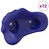 vidaXL Agarre de escalada 12 uds. Azul 100 x 67 x 43 mm PP