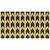 vidaXL Protectores de esquina reflectantes 10 unidades goma 80 cm