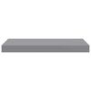 vidaXL Estantes flotantes de pared 4 uds MDF gris 50x23x3,8 cm