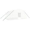 vidaXL Invernadero con estructura de acero blanco 24 m&sup2; 6x4x2,85 m