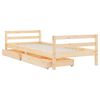 vidaXL Estructura de cama para ni&ntilde;os con cajones madera pino 90x200 cm