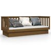 vidaXL Sof&aacute; cama sin colch&oacute;n madera maciza pino marr&oacute;n miel 90x190 cm