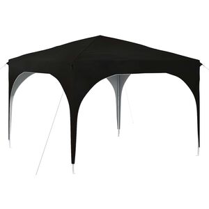 vidaXL Carpa Plegable para Fiestas 290 x 290 x 245 cm Negro