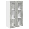 vidaXL Mueble colgante Gris Concreto 60 x 31 x 100 cm
