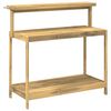vidaXL Banco de Trasplante Exterior 111,5 x 48,5 x 107 cm Blanco