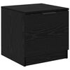 vidaXL Mueble cama con caj&oacute;n 2 pcs Roble Negro 40 x 39 x 40cm
