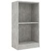 vidaXL Estanter&iacute;a de madera de ingenier&iacute;a gris hormig&oacute;n 40x24x75 cm